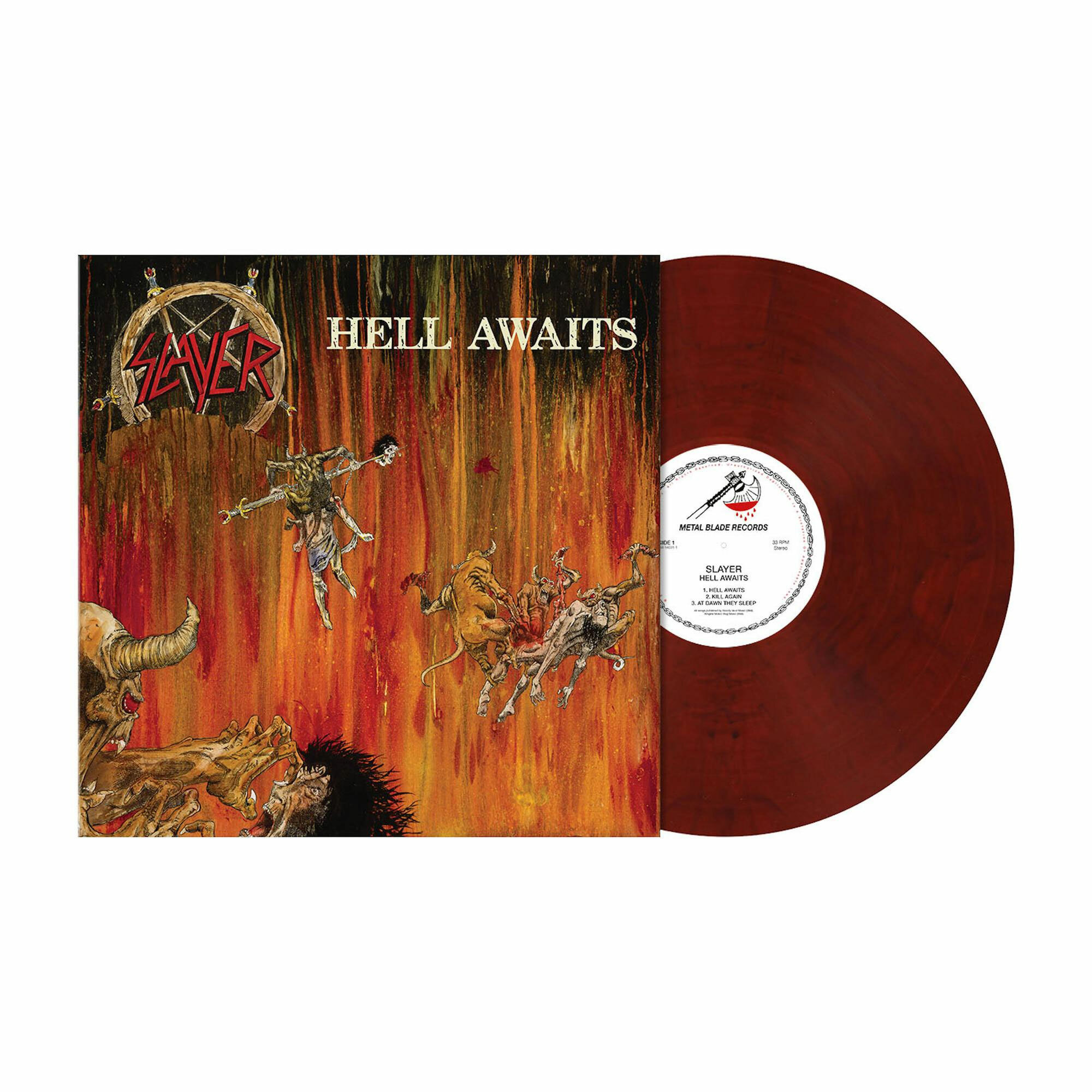 Slayer - Hell Awaits. Red Velvet - Only 1000 w/wide!